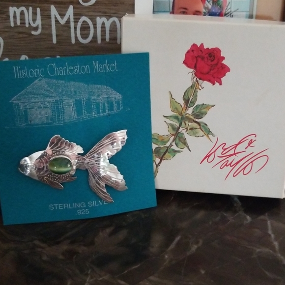 Historic Charleston Market Koi Sterling Silver - Picture 2 of 5